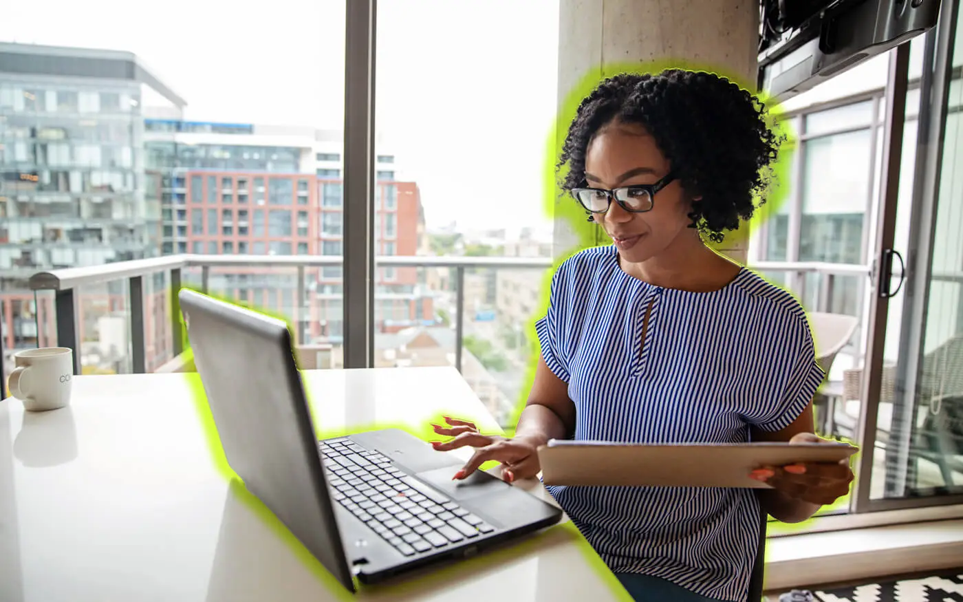 woman on laptop